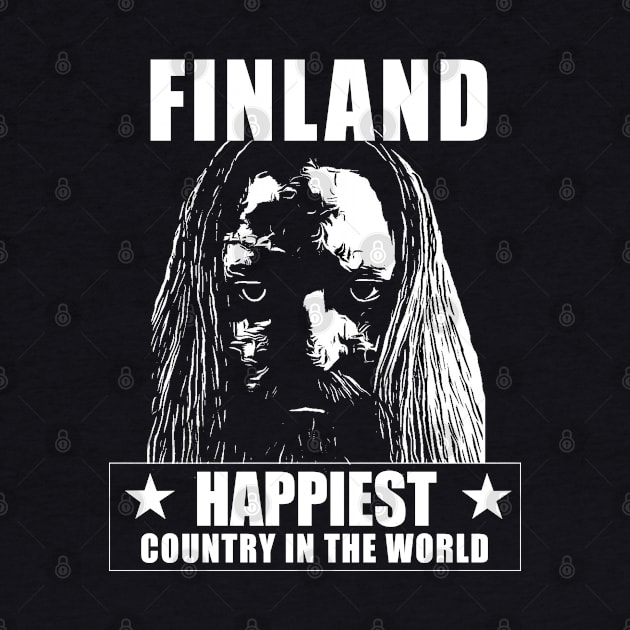 Finland Happiest Country In The World by Perkele Shop